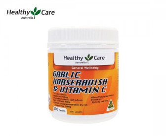 Healthy Care 大蒜山葵维生素C胶囊 300粒 Healthy Care 大蒜山葵维生素C胶囊 300粒